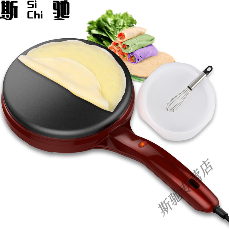 家做千层饼用的锅薄饼机春饼机博饼机春卷皮机器单饼机家用千层皮机