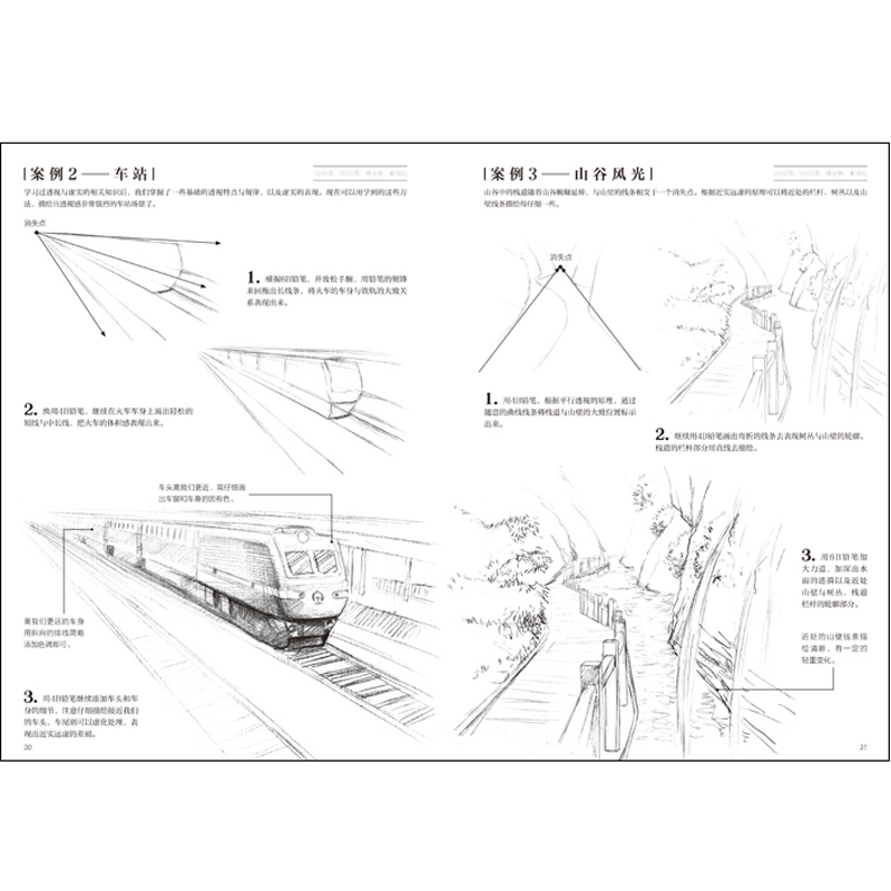 正版 素描基础 画风景 飞乐鸟工作室 基础素描风景画教程教材书籍