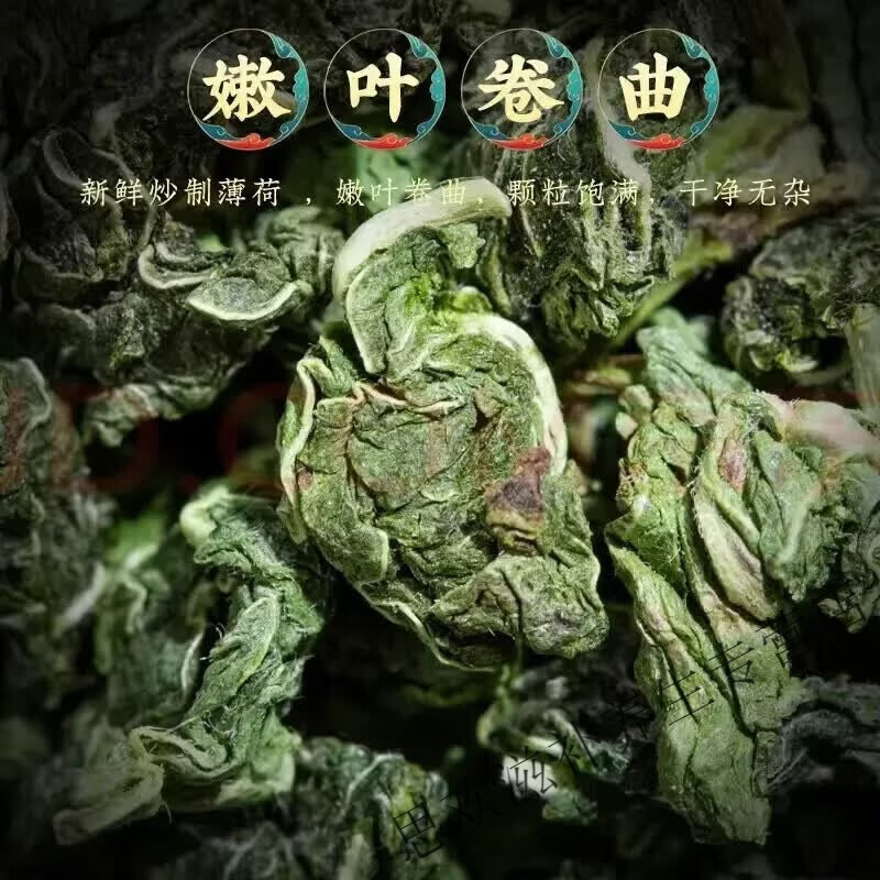 同仁堂特级薄荷茶精选薄荷叶颗粒新鲜中药材泡茶泡水调酒夏季清凉茶叶 甄选野生薄荷叶茶清新口 250g*4罐