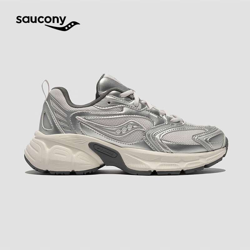 SAUCONY索康尼官方GALAXY女子时尚复古舒适透气运动休闲鞋