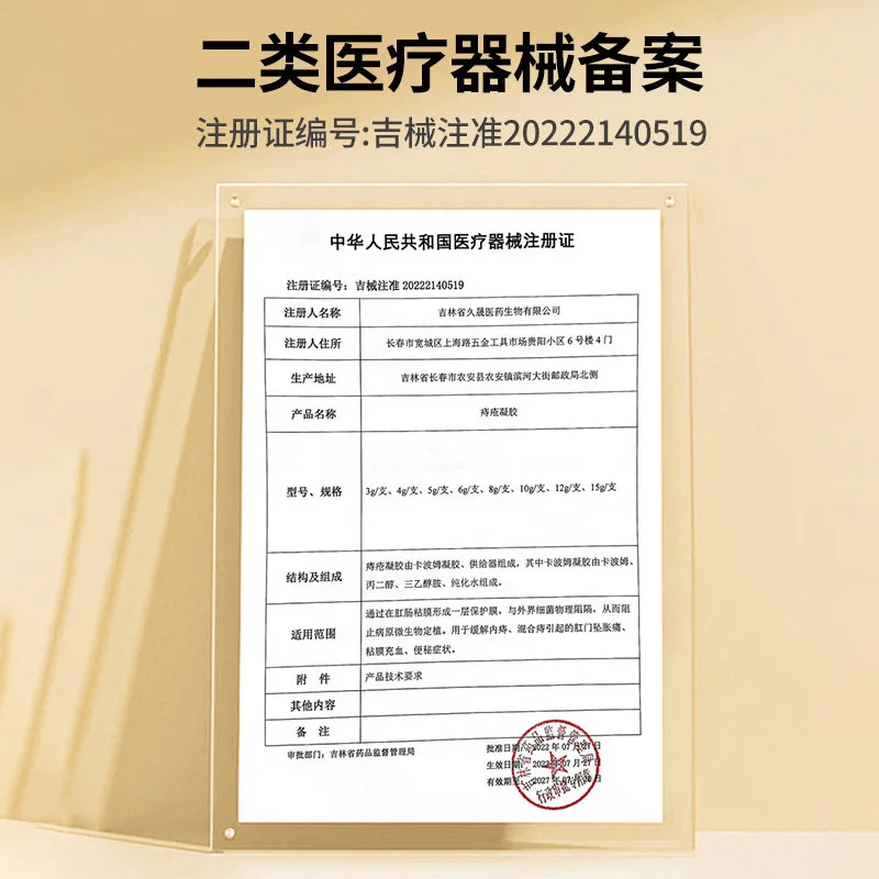 医方硕痔疮凝胶医用痔疮膏内痔外痔效混冷敷痔官方旗舰店A6 六只装【家中常备】