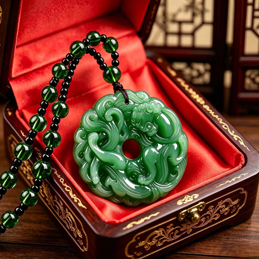 【洪福齐天】吞财貔貅招财进宝时来运转吊坠平安扣吊坠项链百搭 吞财貔貅吊坠 高档礼盒装