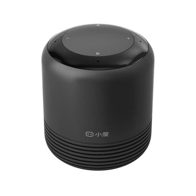小度智能音箱 2 红外版 WiFi/蓝牙音响 AI红外遥控器 智能语音操控音箱 迷你音响 黑色