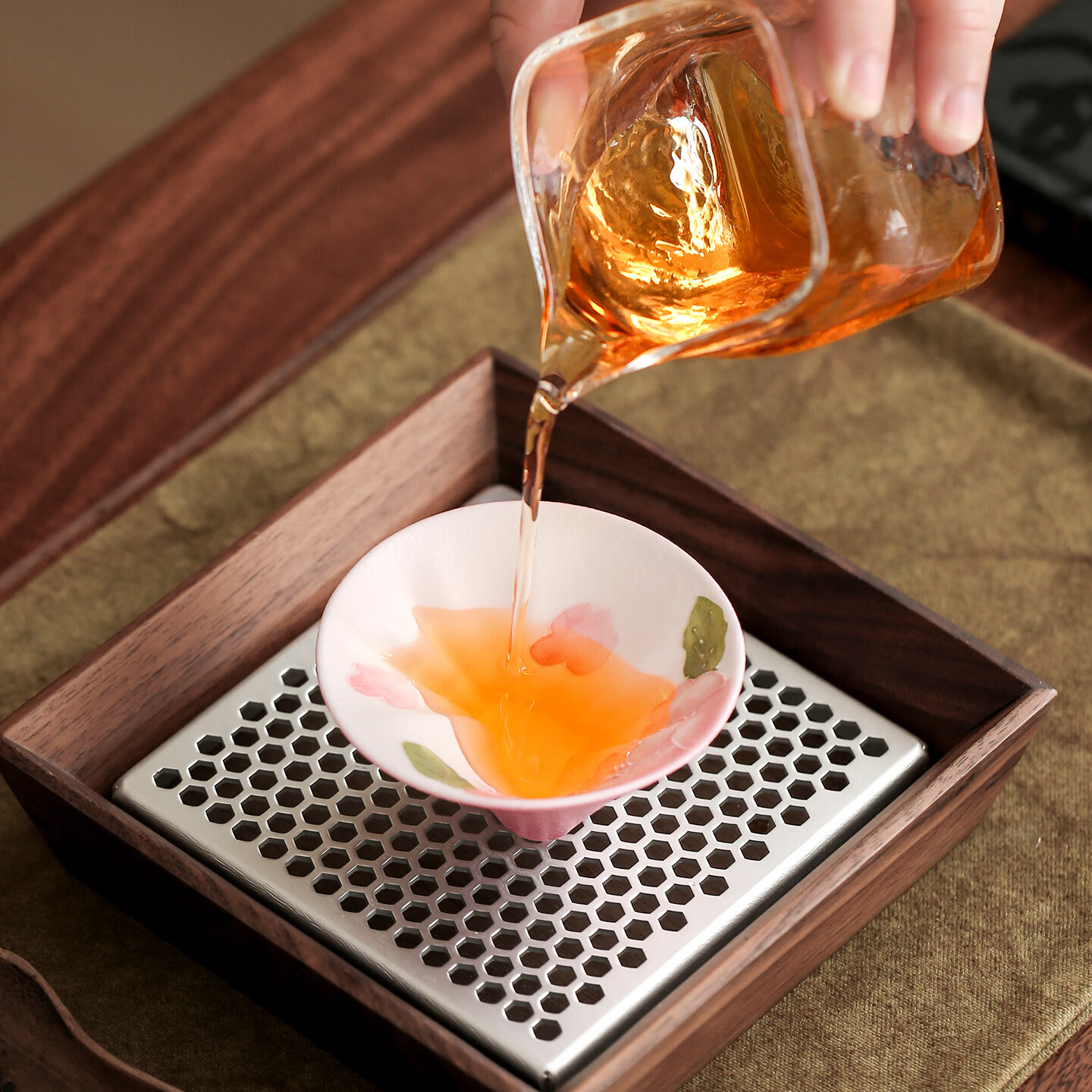 元禾厚望陶瓷主人杯藏猫单杯茶杯男女士个人专用茶具家用好看独特喝茶杯子 紫藤戏蝶-藏猫杯(礼盒装) 无规格