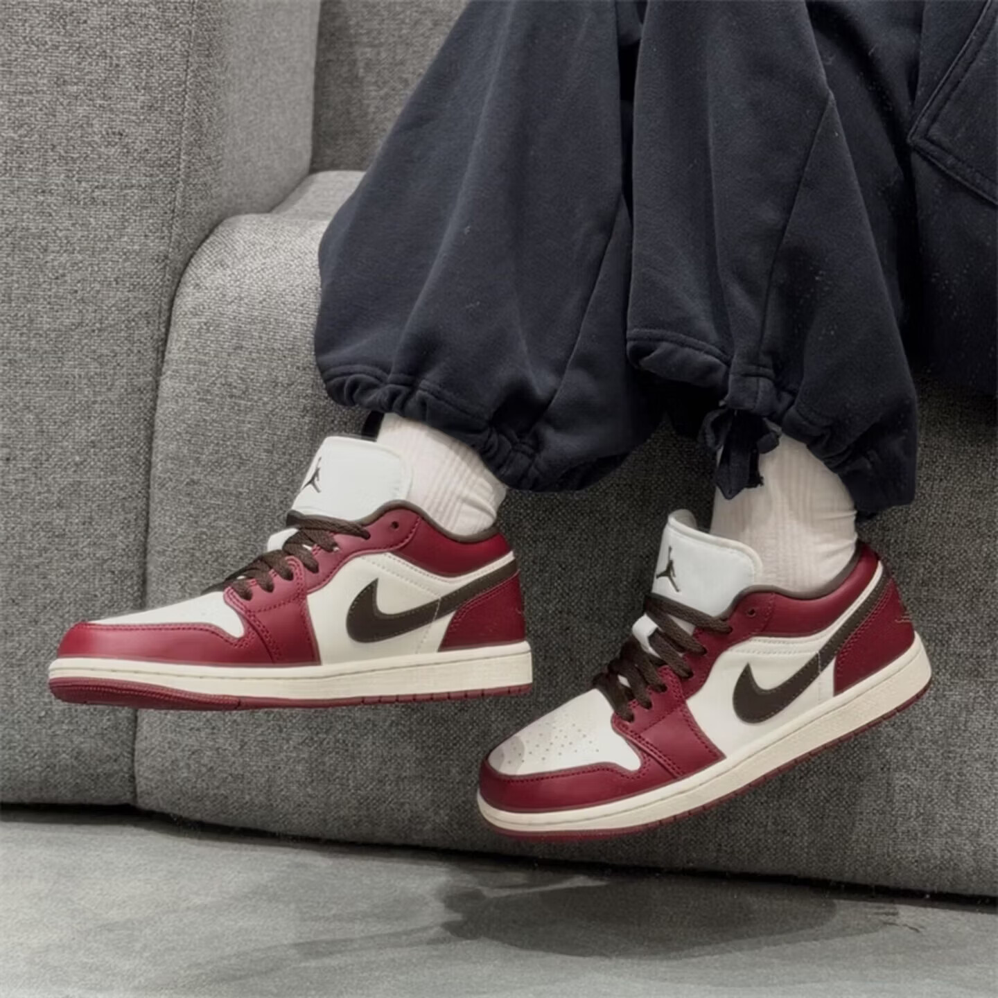 耐克（NIKE）【滔搏运动】AJ1时尚舒适百搭低帮运动训练篮球鞋IX5004-121 IX5004-121 41
