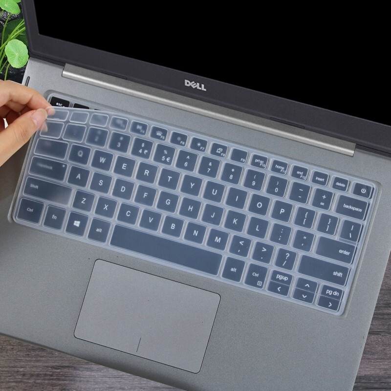 咔咔鱼(kakayu) 14英寸戴尔灵越5493笔记本键盘保护膜5490电脑防尘垫