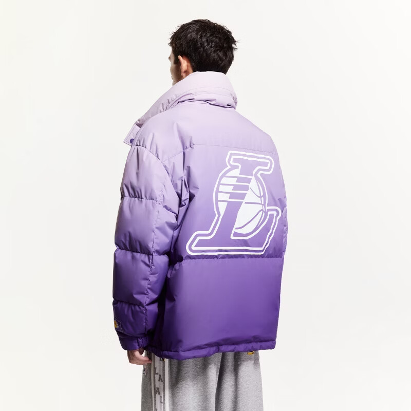 杰克·琼斯(JACK&JONES)冬季男装潮流休闲宽松羽绒服合集 224312035E37 淡紫色 XS