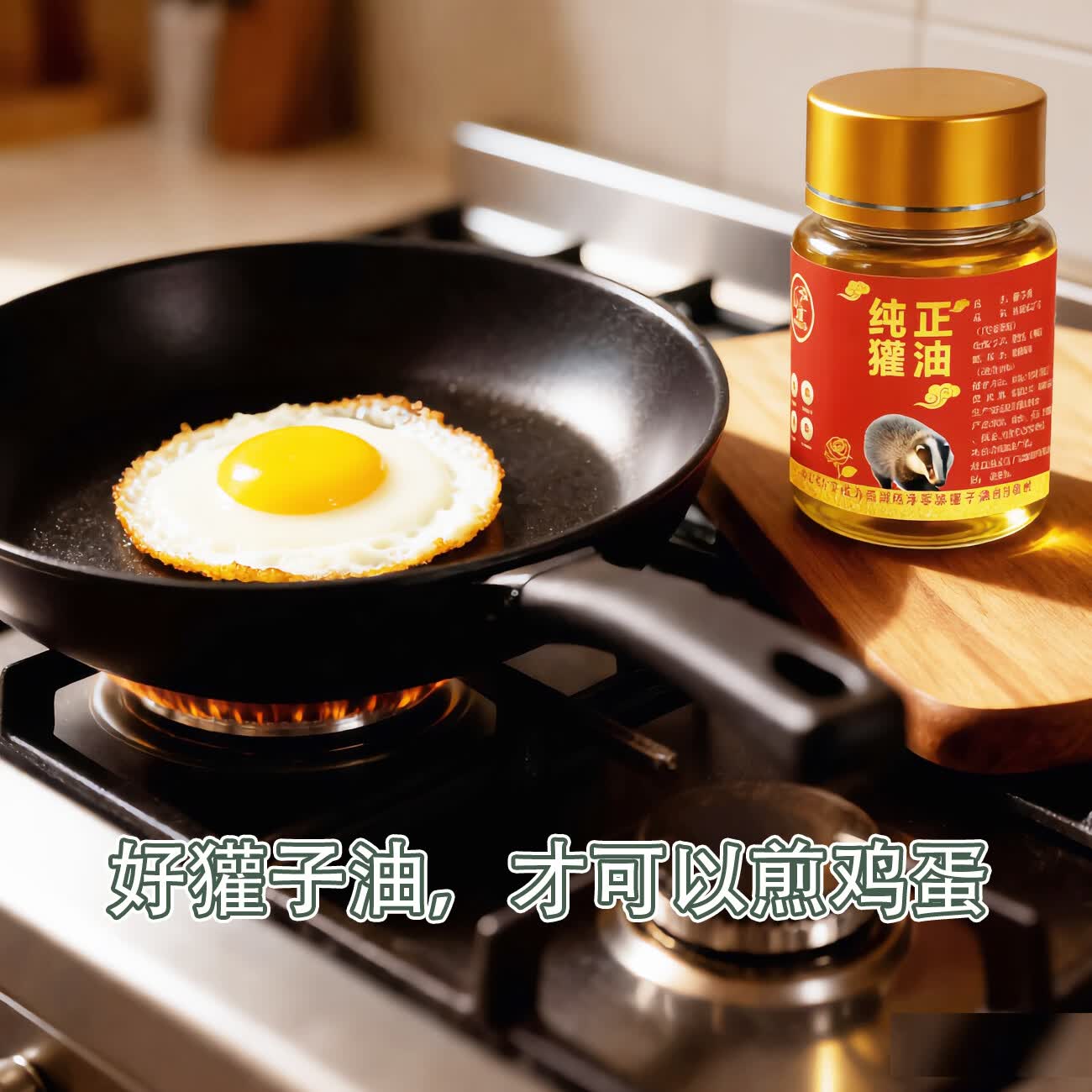 养獾人长白山獾子油可食用纯正无添加头层獾油保纯保真 四瓶共计200ml头层獾子油