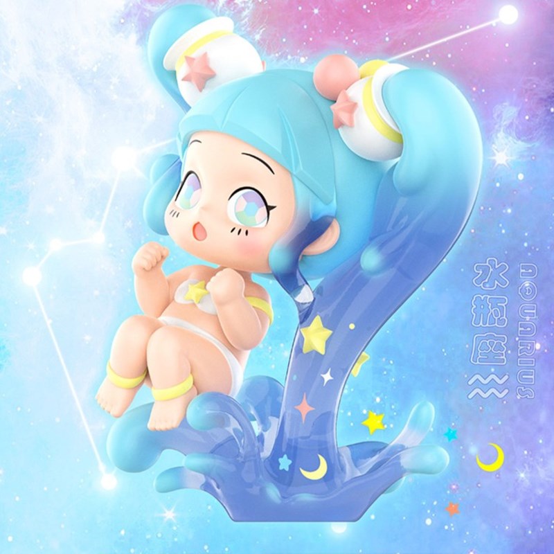 新品maggie十二星座盲盒潮玩少女心2022网红新款礼物桌面摆件 单个(整