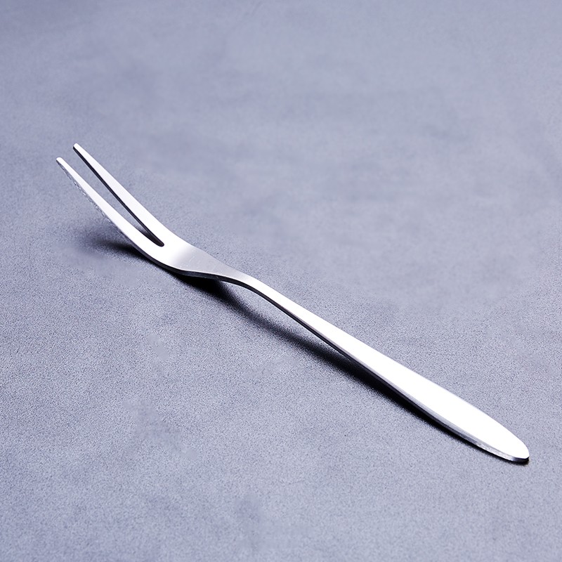 木之初 水果叉304不锈钢 韩式创意蛋糕叉月饼叉子 甜品叉签套装