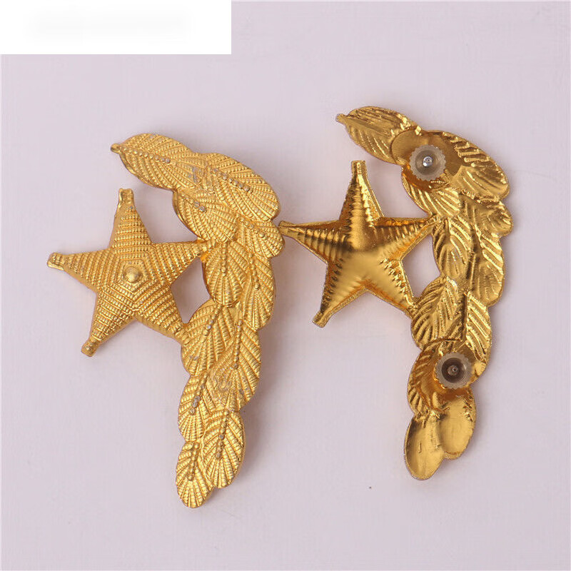 奢茨橄榄枝领花乐队领花大领花麦穗领花班乐队领花 大麦穗