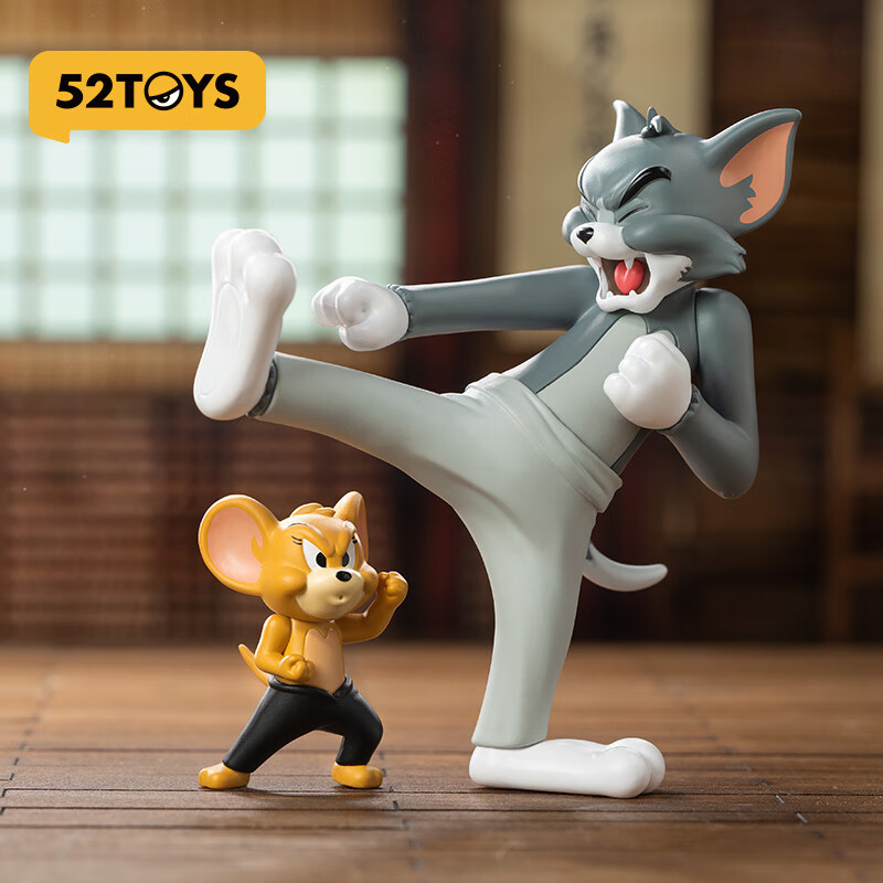 52TOYS TOM & JERRY猫和老鼠华纳100周年纪念盲盒玩具单只价同11.11