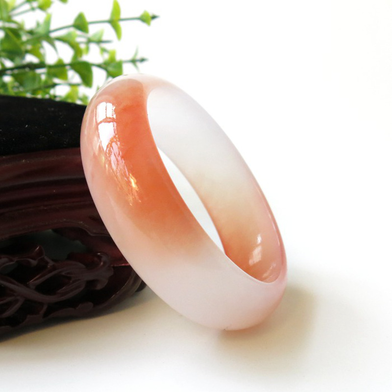 新疆和田金丝玉手镯 天然戈壁玉手镯 图片色 手镯内径63mm