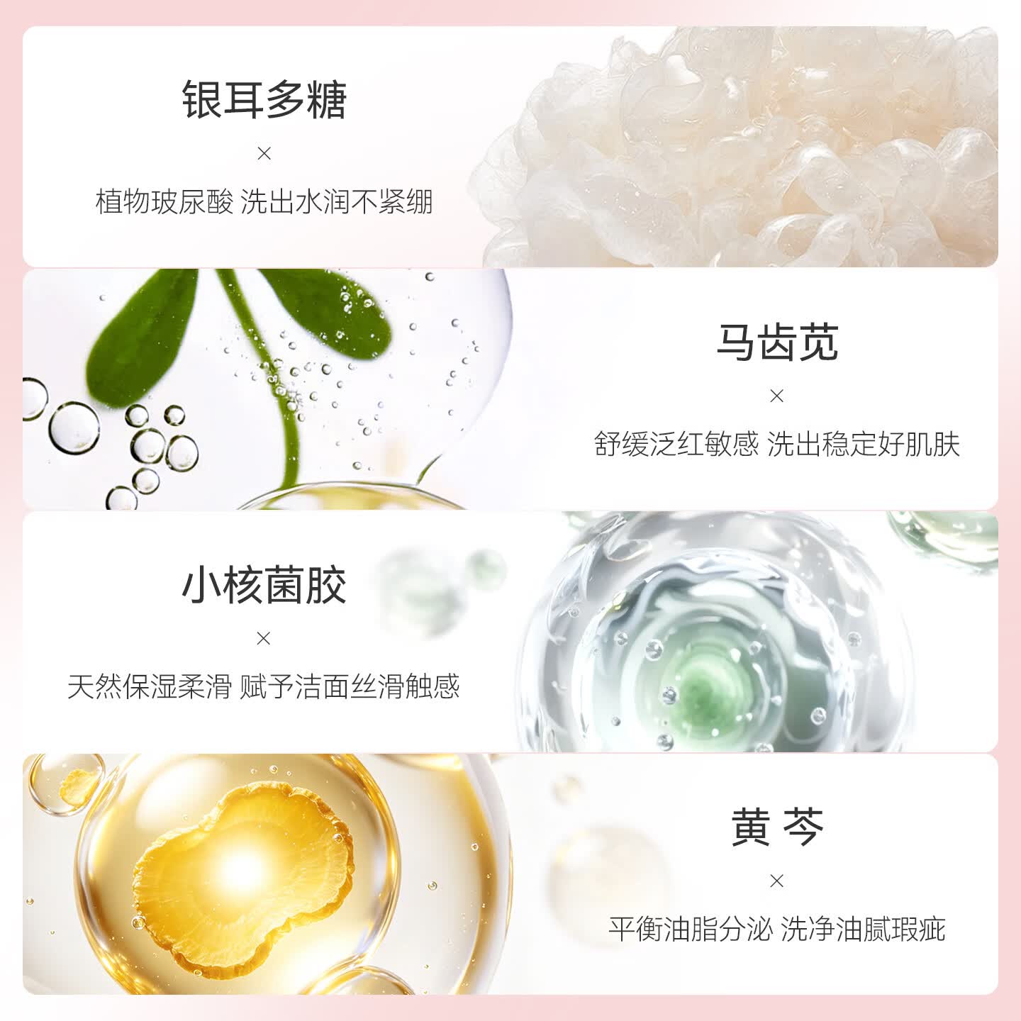 VIICHARM氨基酸洗面奶控油洗卸深层清洁面乳保湿去油控油清爽温和女青少年 120g*1盒(同款买一送一)