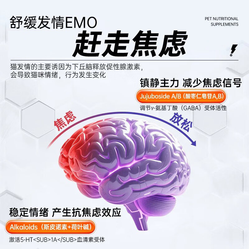 鑫非凡猫咪发情抑制片公母猫防乱叫专用抑情片宠物禁情片终身避孕绝育用 买五送三【永不再犯】