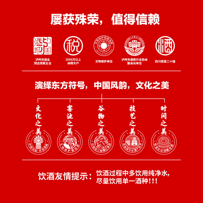 国之(GUOZHI)国之小酒 小壶酒 浓香型文创白酒 纯粮酒 国标优级 宴请送礼 52%vol 125mL 2瓶