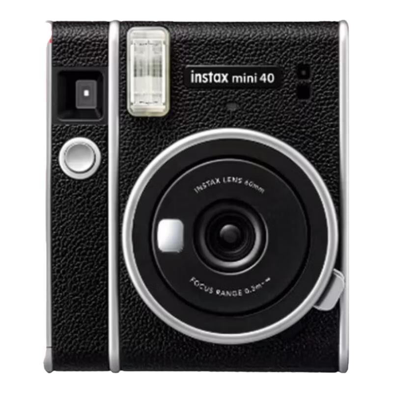 富士（FUJIFILM）富士拍立得 instax mini40 mini41 mini99 一次成像胶片相机 即拍即得相纸 生日礼物 送礼奖品 Mini40黑色 官方标配