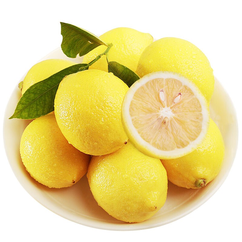 天乐优选黄柠檬新鲜水果生鲜 5斤单果160g起