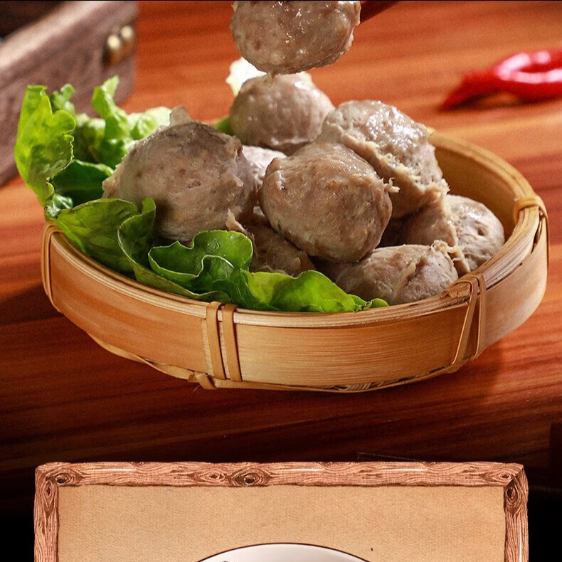 潮品侠牛肉丸潮汕正宗汕头手打牛筋丸子潮州手工特产火锅烧烤食材 2斤牛筋丸+2斤牛肉丸