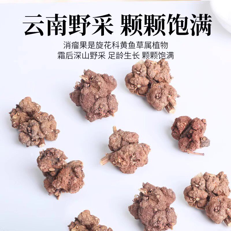 同仁堂（TRT）清瘤果消瘤果云南山货药材养生茶野生消留果养生茶野生消消果 消瘤果500克【特级无硫】 1袋*1袋