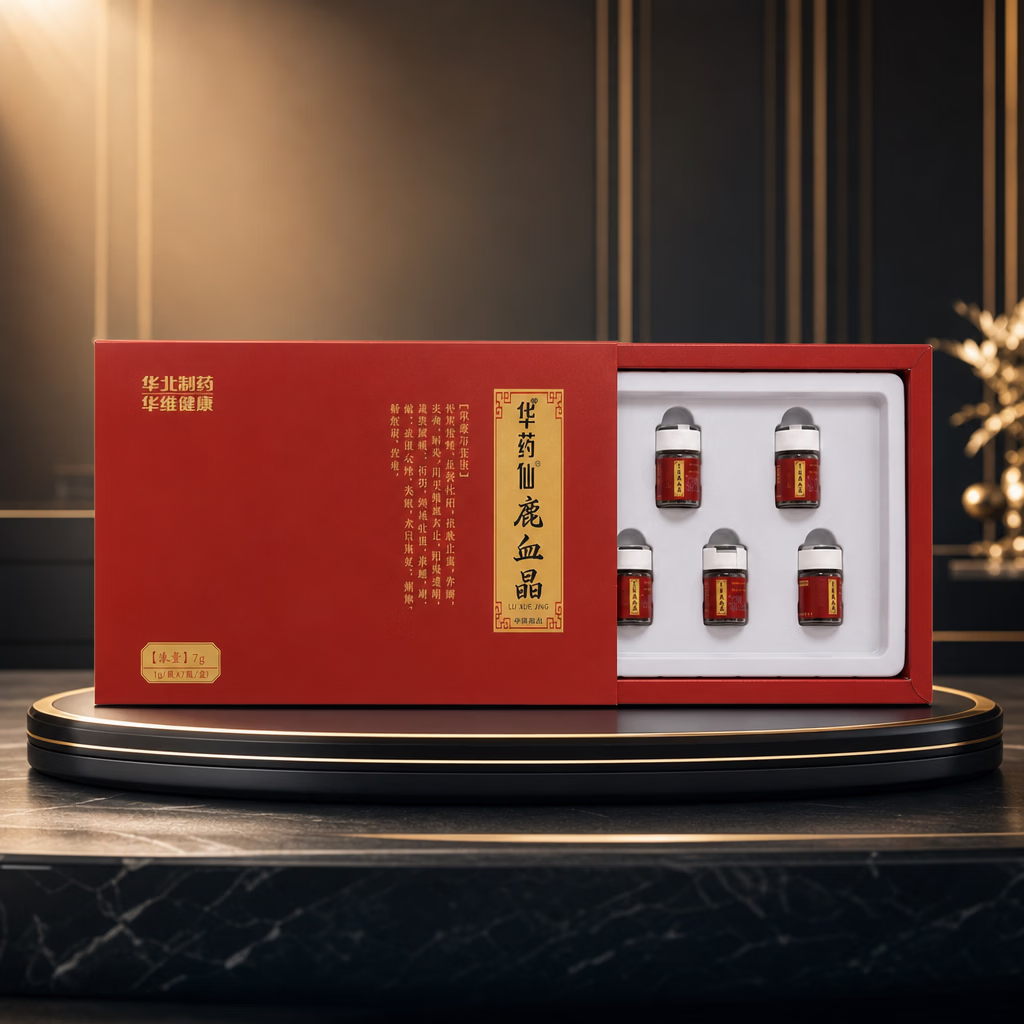 一晓堂华北制药鹿血晶中药饮片补血填精益肾壮阳袪瘀止血养颜安神解毒