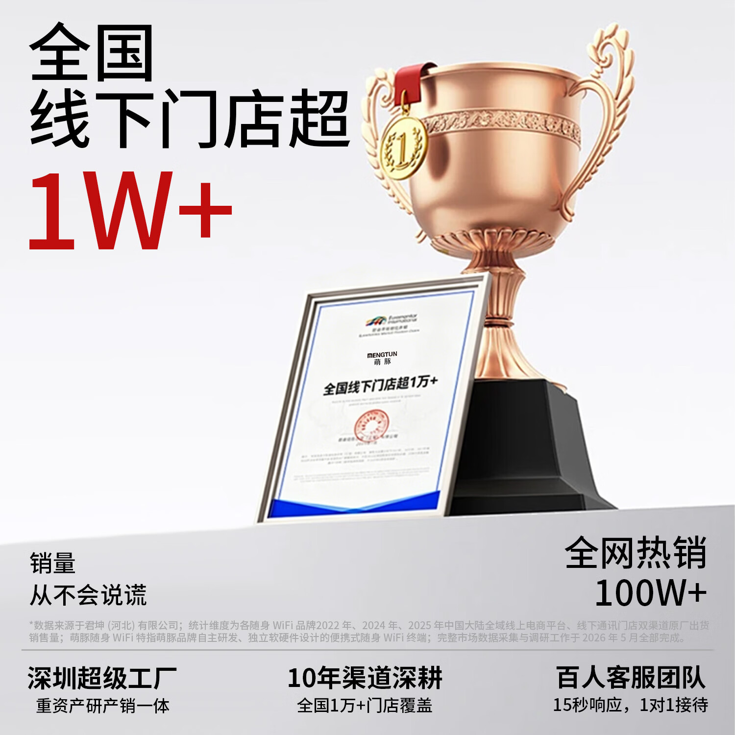 萌豚随身wifi2026新款随身wifi双网切换免插卡随身移动wifi全国通用移动路由器无线随身wifi官方正品 【按量付费】双电池+0.22/G