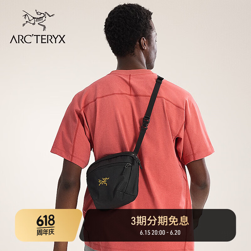 ARC'TERYX始祖鸟 MANTIS 2 WAIST PACK 便携 男女同款 腰包 24K BLACK/黑色 均码