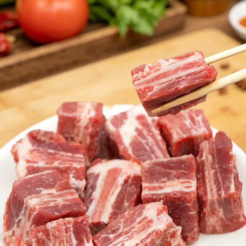 白荡里黑猪肋排无脊骨 黑猪排骨猪肋骨 糖醋排骨生鲜食材 飞机翅排骨4斤