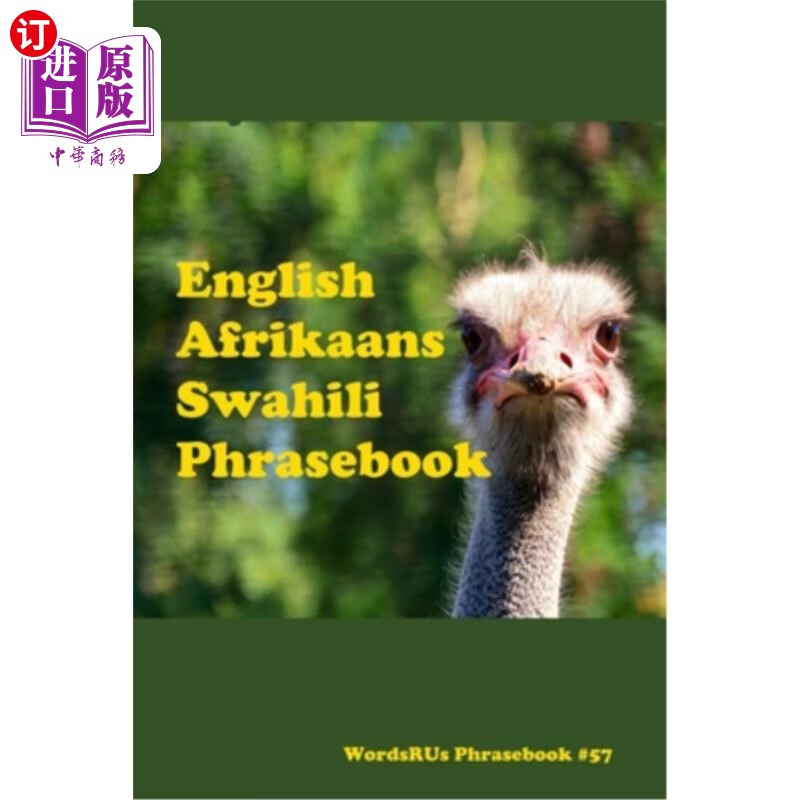 海外直订english / afrikaans / swahili phrasebook 英语/南非荷兰语
