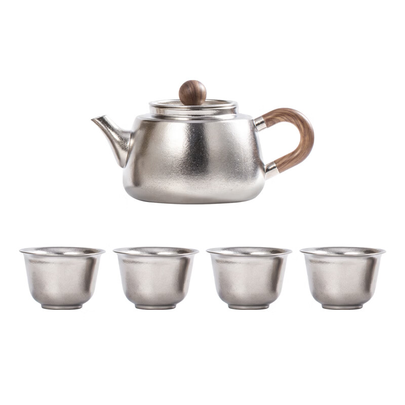 MCCULLEN麦卡伦纯钛茶具套装户外便携式一壶四杯旅行茶具礼盒高端商务礼品
