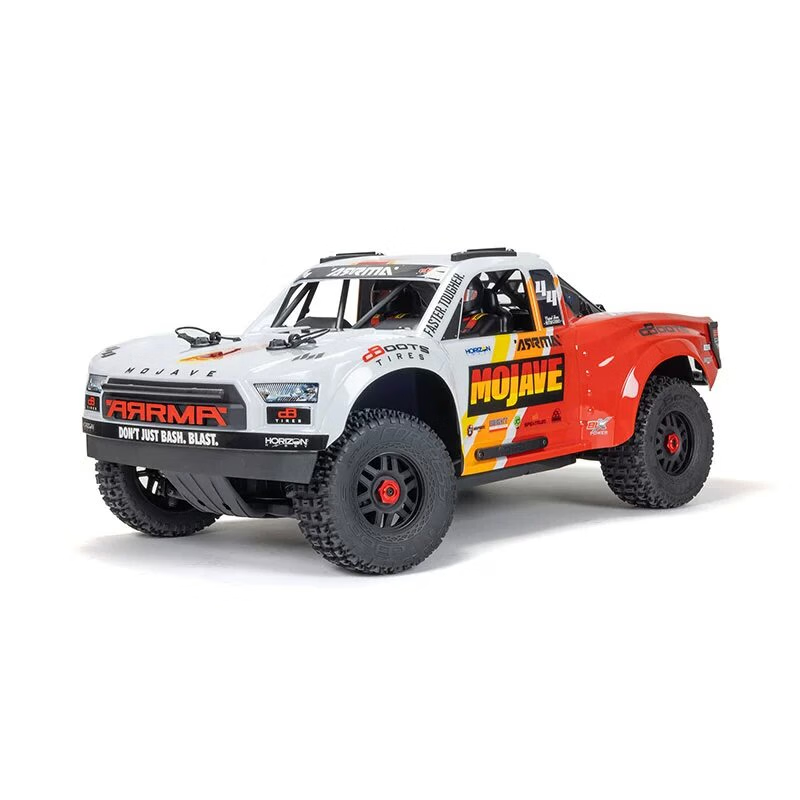 ARRMA新款Mojave莫哈維1/8 RTR 4S遙控電動模型車越野車沙漠短卡 白色