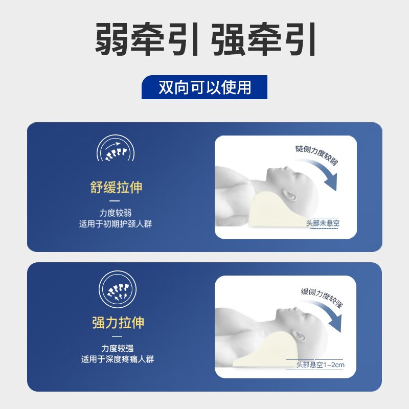 雪天鹅(XUETIANE)枕头护颈椎枕成人睡觉专用牵引圆柱护颈按摩拉伸泰国进口天然乳胶 男士60*20*11配冰丝枕套