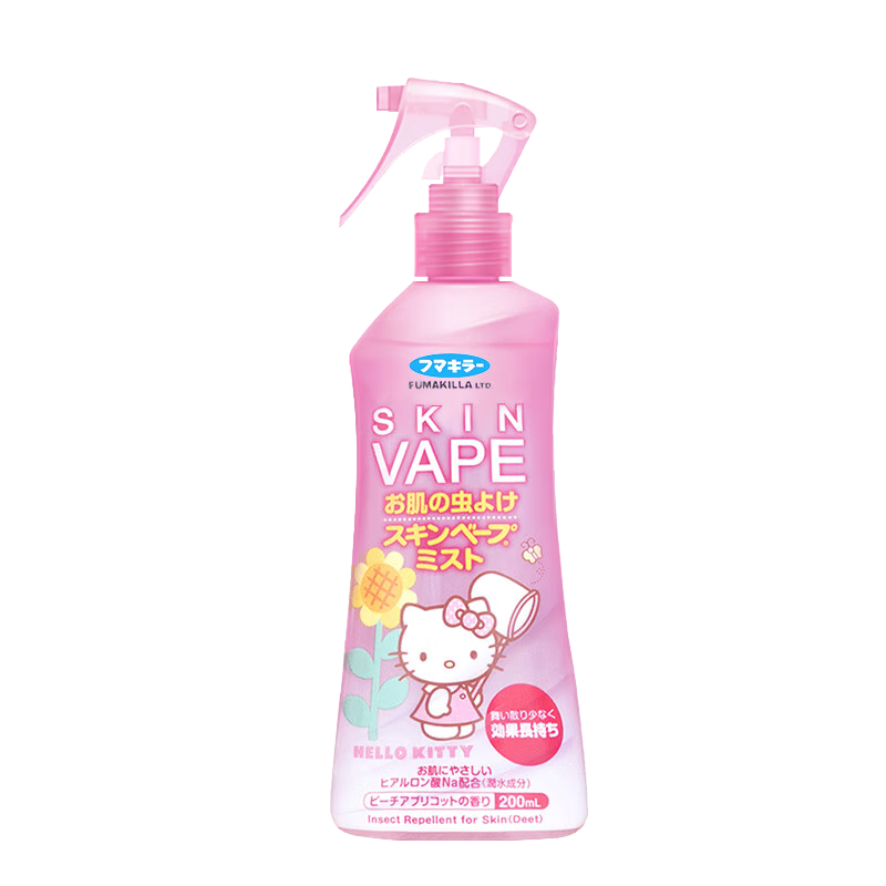 未來(lái)（VAPE）驅蚊液 驅蚊噴霧 花露水【限量款】蜜桃味200ml 基孔肯雅熱