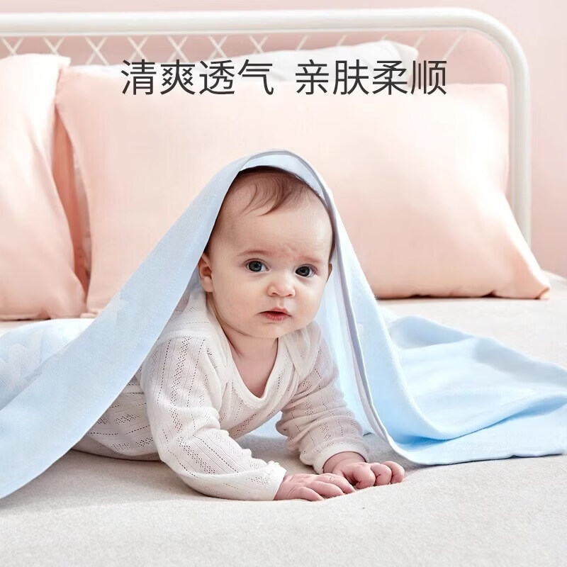 其他适用于婴儿盖毯竹纤维婴幼儿夏季薄款冰丝夏凉被空调小被子儿童午 竹纤维贡缎【肉粉橙】图案不固定 105*108(+-5)