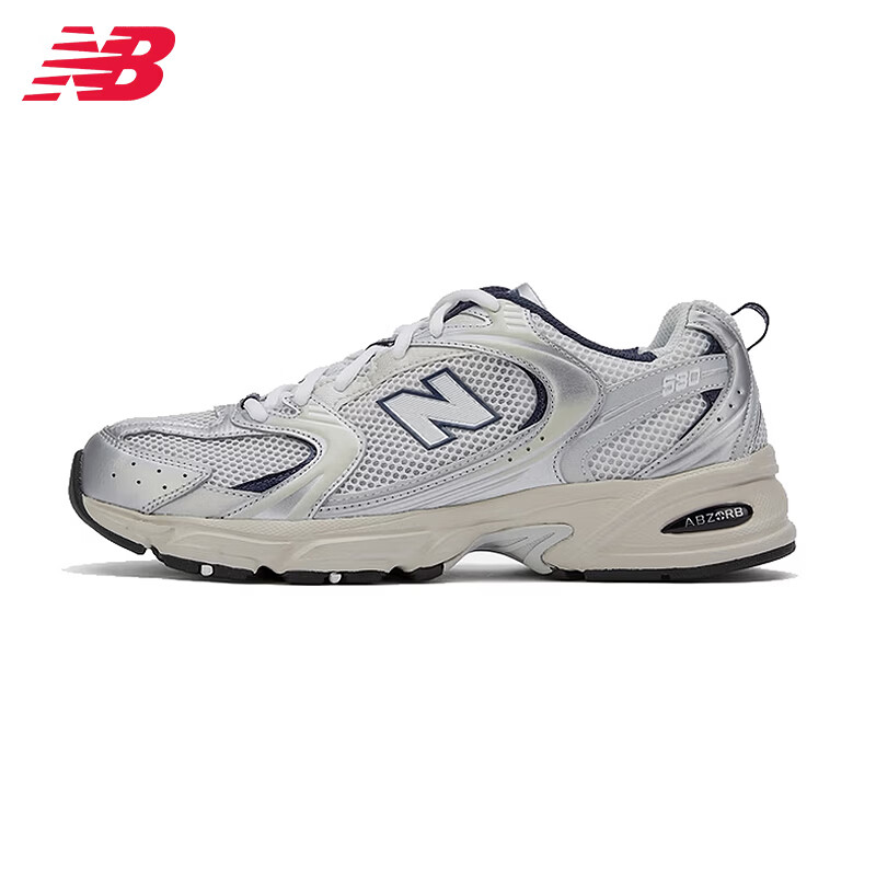 NEW BALANCE男鞋 2024年新款时尚运动鞋跑步训练健身耐磨透气低帮休闲鞋 MR530KA-D 42.5 /9