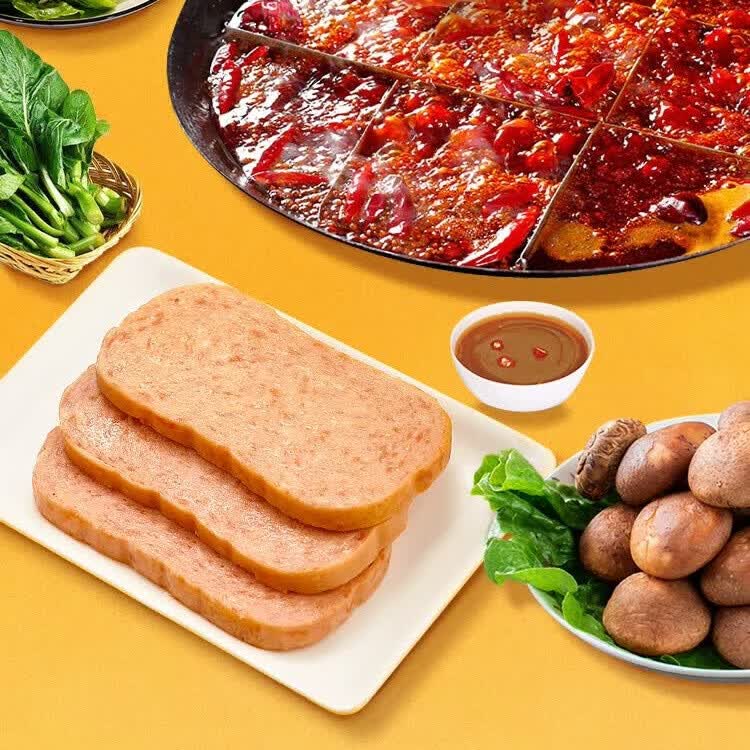 荷美尔（Hormel）世棒SPAM午餐肉罐头泡面搭档即食片状午餐肉儿童早餐火锅烧烤食材 【5罐990g】清淡减盐198g*3+经典原味198g*2