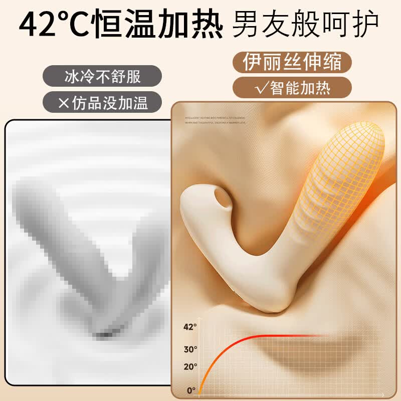 姬欲穿戴跳蛋情趣用品成人震动棒女性玩的玩具异地远程遥控自慰按摩棒 吮吸+高频震动+拟真伸缩 静音私密+APP遥控
