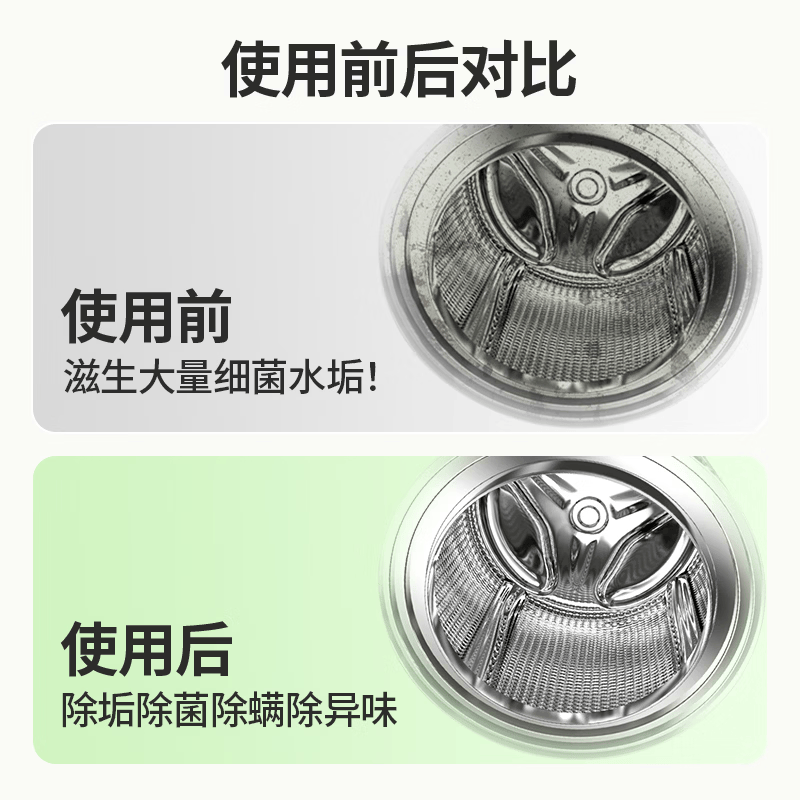 水卫士洗衣机清洁除菌除霉除螨液除垢源头抗霉斑去污祛味免泡洗衣机通用 洗衣机清洁液270g*3瓶(全新升级|杀菌清洁|强力去污)