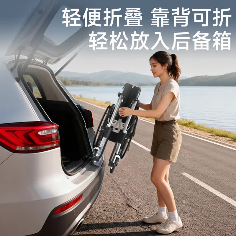 迪护手动轮椅轻便折叠老人专用出行可自推手推可折叠便携式老年人小型 大轮软座款(一体轮)无坐便