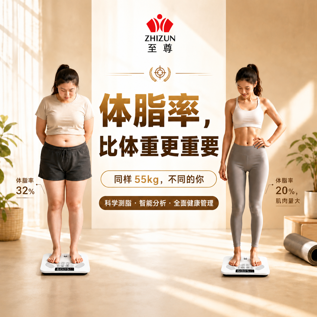 至尊（ZHIZUN）充电款米家APP家用体脂称体重电子秤高精度精准秤减肥女生减脂电子称 电池款【爆款】米家APP体脂秤黑