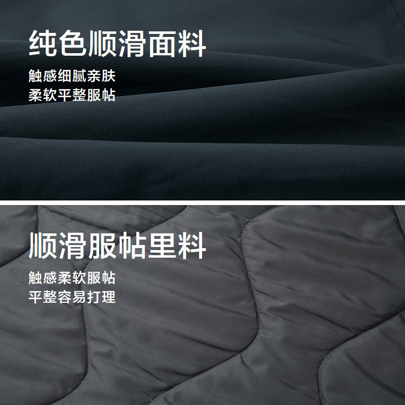 海澜之家棉服男26新款轻商务经典保暖立领印花棉袄外套男冬季 藏青04 L 175/92A 推荐137-150斤
