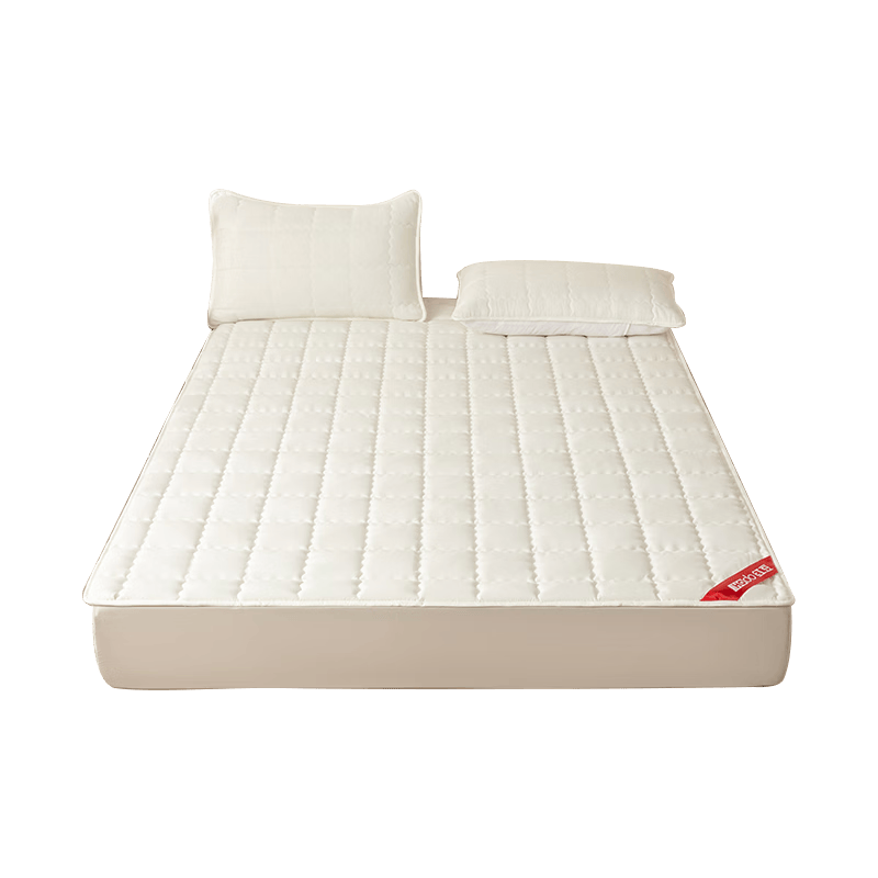 红豆（Hodo）A类夹棉床褥可水洗床垫1.5米x2米床垫褥子垫被保护垫子 云朵白