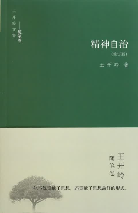 精神自治(修订版)/王开岭文集