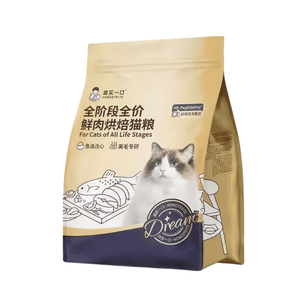 诚实一口Dream奇迹小金袋全阶段全价鲜肉烘焙猫粮1.8kg