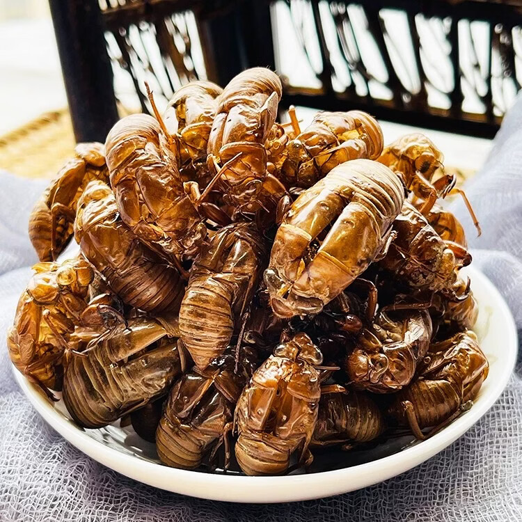 华佰医广西精选蝉蜕新货中药材蝉蜕壳蝉壳蝉衣蝉皮蝉退虫退知了壳皮 蝉蜕 300g*1袋
