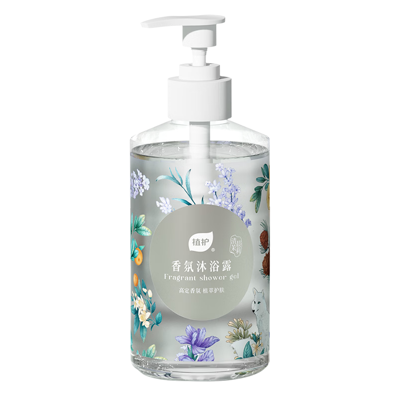 植护香氛沐浴露 持久留香 植萃 520ml*1瓶-清晨茉莉