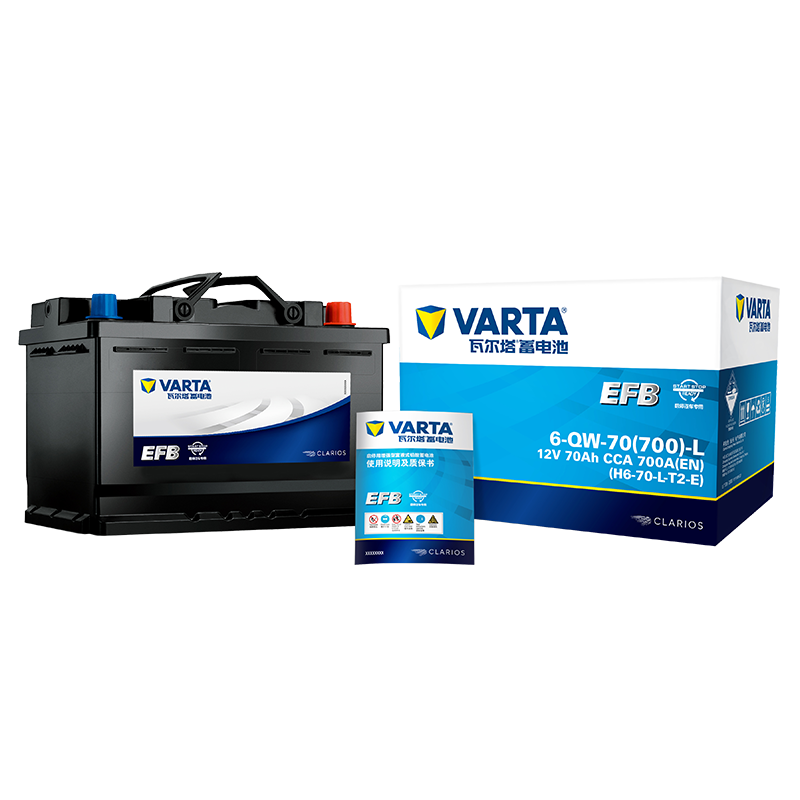 瓦尔塔汽车电瓶蓄电池EFB启停电瓶EFB-H6价格走势分析和用户评测