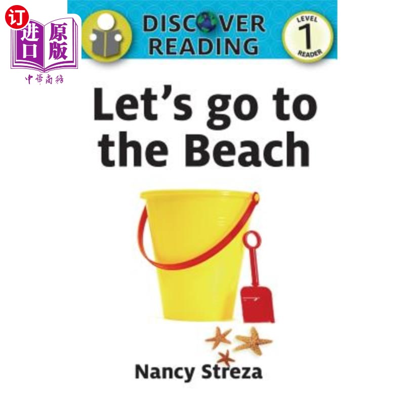 海外直订lets go to the beach 我们去海滩吧