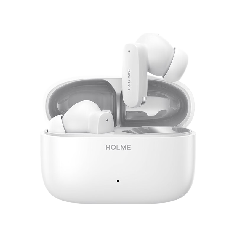 虹觅HOLME N1降噪盒TWS入耳式主动降噪蓝牙耳机真无线ANC深度消噪音乐耳塞2026年新款高颜值白色礼物 虹觅白 创新渐进式降噪