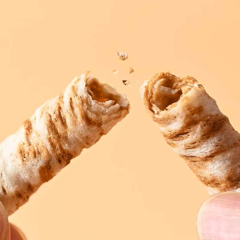 咔啰卡曼【40包独立装】生椰脆卷椰肉蛋卷椰香酥脆儿童休闲零食办公室饼干 150g生椰脆卷*3箱